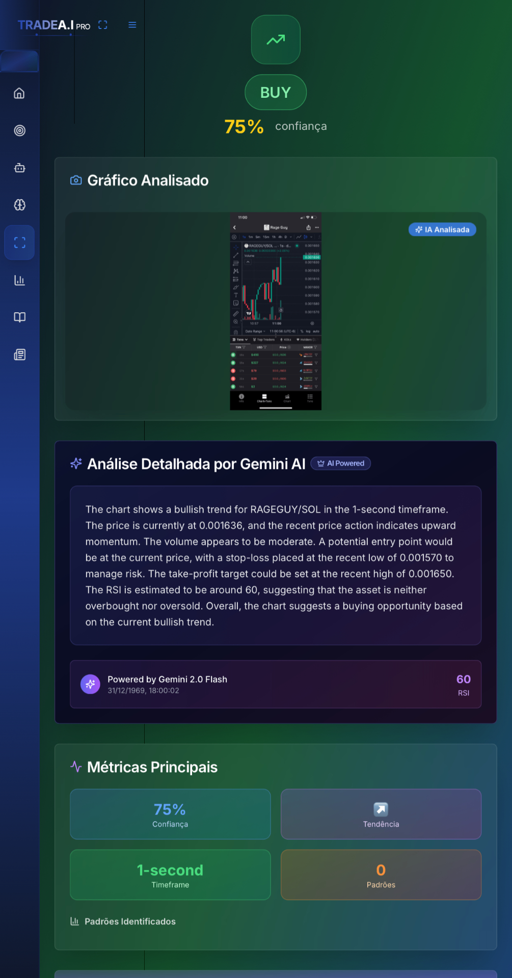 Instant Analysis TRADEA.I - AI-Powered Binary Options Trading Signals